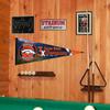 Denver Broncos 3 Time Bowl Champions Pennant Banner Flag view 2