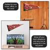 San Francisco 49ers 5 Time Bowl Champions Pennant Banner Flag view 3