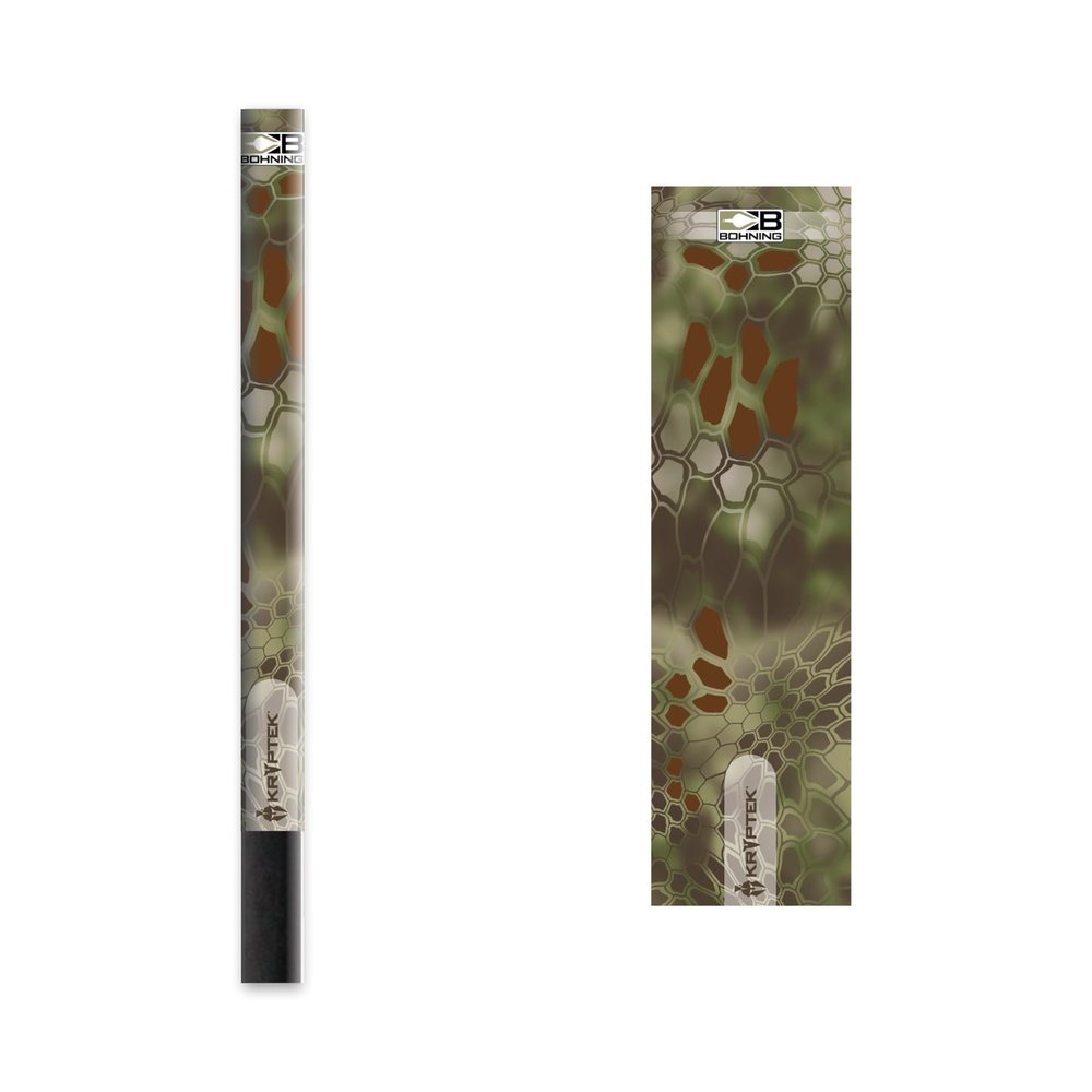 Bohning 4" Kryptek Arrow Wraps, Standard, Kryptek Mandrake
