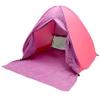 UPF 50+ Pop Up Beach Tent Sun Shelter Portable Anti UV Sun Shade Shelter for 1~3 Person Outdoor Activities Camping Fishing Hiking Picnic Touring (Purple/Pink, Large w/Shapes) view 1