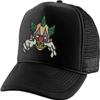 ALLNTRENDS Clown Trucker Hat Embroidered Baseball Cap Adjustable Snapback Adult Horror Caps (Black) view 1