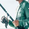 Fishing Shirts for Men,UPF50 Sun Protection Long Sleeve,Quick Dry Dri Fit Apparel, Wicking Rash Gaurd, Fishing Clothes (Medium, Green) view 2