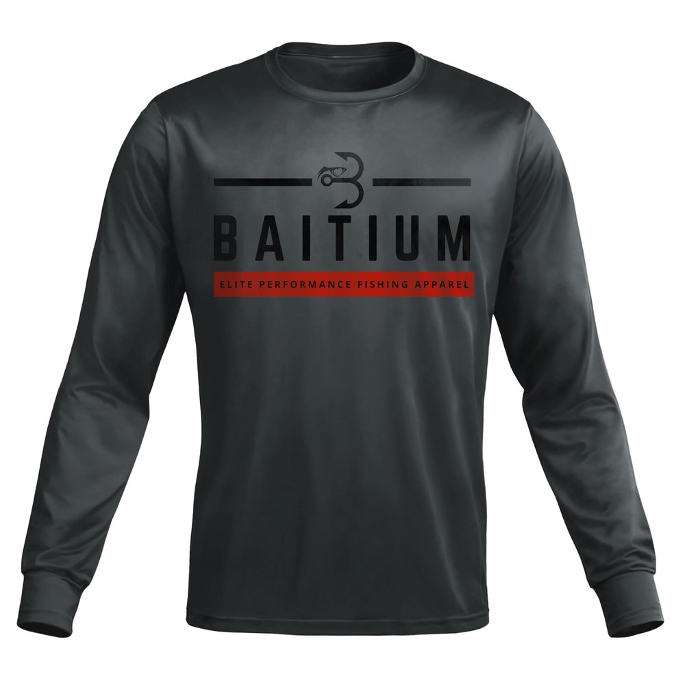 Fishing Shirts for Men,UPF50 Sun Protection Long Sleeve,Quick Dry Dri Fit Apparel, Wicking Rash Gaurd, Fishing Clothes (Medium, Grey)