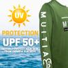 Fishing Shirts for Men,UPF50 Sun Protection Long Sleeve,Quick Dry Dri Fit Apparel, Wicking Rash Gaurd, Fishing Clothes (Medium, Grey) view 3
