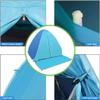 UPF 50+ Pop Up Beach Tent Sun Shelter Portable Anti UV Sun Shade Shelter for 1~3 Person Outdoor Activities Camping Fishing Hiking Picnic Touring (Yellow/Orange, Normal w/o Shapes) view 3