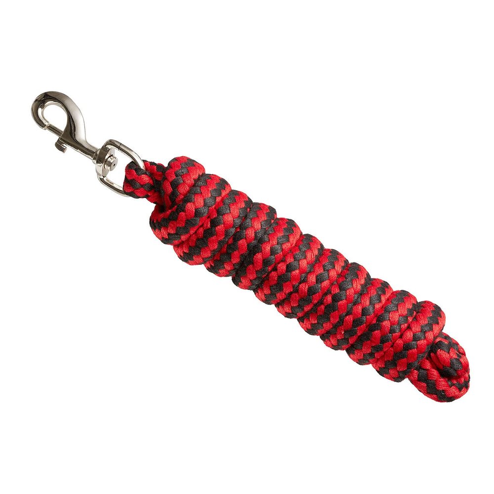 Bitz Two Tone Horse Lead Rope (One Size) (Black/Red)