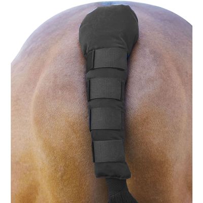 Bitz Padded Horse Tail Guard (One Size) (Black)