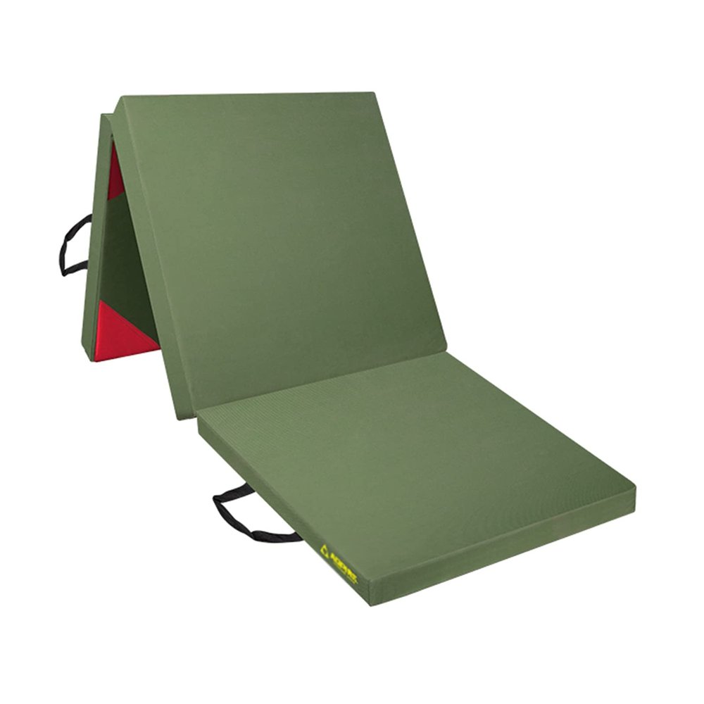 Exercise Mat Tri-fold Folding Gymnastics Tumbling Mat, Removable Exercise Mat with Handle, for Martial Arts Fitness Yoga Training Mat (Size : 180x60x5cm)