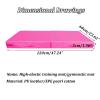 Exercise Mat Folding PU Gymnastics Tumbling, Exercise Mat with Handles, Push-ups, Fitness, Gymnastics Training Mat (Color : Purple2, Size : 120x60cm) view 2