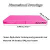 Exercise Mat Folding PU Gymnastics Tumbling, Exercise Mat with Handles, Push-ups, Fitness, Gymnastics Training Mat (Color : Purple1, Size : 100x50cm) view 2
