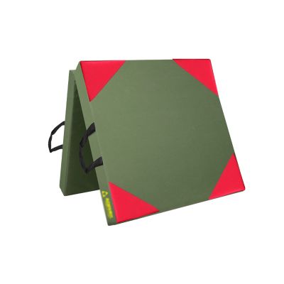 Exercise Mat Portable Folding Gymnastics Mat, Army Green Removable Sports Mat, Home Dance Studio Martial Arts Exercise Mat (Size : 120x60x10cm)
