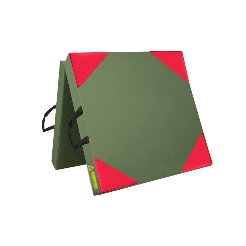 Exercise Mat Portable Folding Gymnastics Mat, Army Green Removable Sports Mat, Home Dance Studio Martial Arts Exercise Mat (Size : 120x60x10cm)