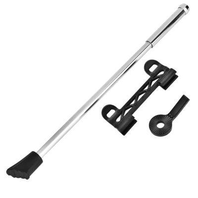 Bicycle Accessories Cycling Kickstand Bike Adjustable Anti-Skid Carbon Bike Parking Rack Bike Stand Foot Support Bike Parts (Color : Steel)