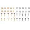 Bicycle Accessories 10 Set Bicycle Hydraulic Disc Brake Hose Connector Insert Hydraulic Brake Hose Bike Parts (Color : Sliver) view 4