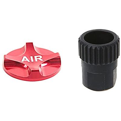 Bicycle Accessories Wheel Drum Repair and Removal Tool amp; Bicycle Front Fork Gas Cover Bike Protective Sleeve Shoulder Cap Bike Parts (Color : Black red)