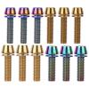 Bicycle Accessories 3PCS Bicycle Seat Stem Screw Titanium Alloy Bike Handlebar Stem Screws Bicycle Disc Brake Set Screw with Gasket Bike Parts (Color : M6 20MM, Size : B) view 3