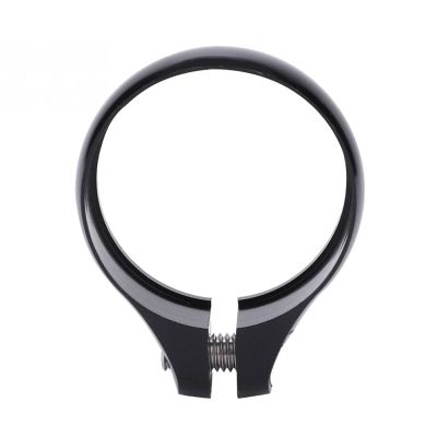 Bicycle Accessories Bike Seatpost Super Light Bike Bicycle Seat Post Clamp CNC Aluminum Alloy Cycling Saddle Seat Post Clamp for 27.2/30.8/31.6mm Bike Parts (Color : Black 31.8mm)