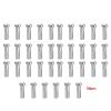 Bicycle Accessories 36Pcs Spokes 2mm Diameter Steel Bicycle Spokes Clycling Mountain Bike Wheel Spokes 259mm 261mm Bicycle Accessory Bike Parts (Color : Black 261mm) view 3