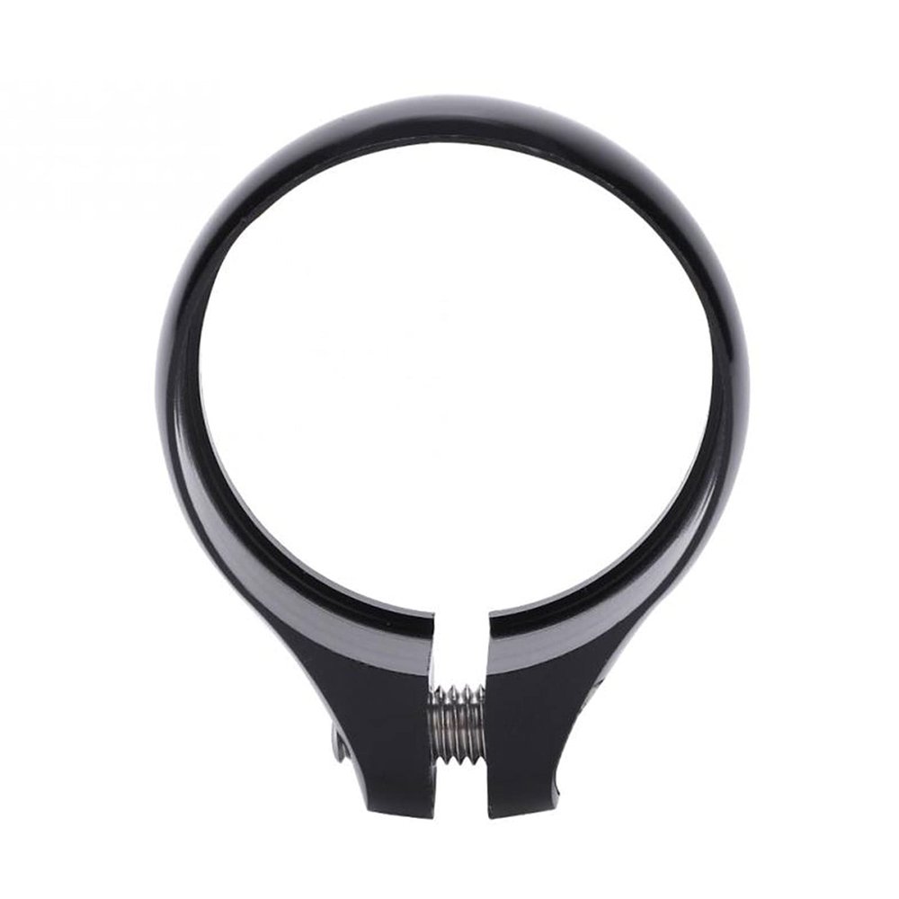 Bicycle Accessories Bike Seatpost Super Light Bike Bicycle Seat Post Clamp CNC Aluminum Alloy Cycling Saddle Seat Post Clamp for 27.2/30.8/31.6mm Bike Parts (Color : Black 34.9mm)