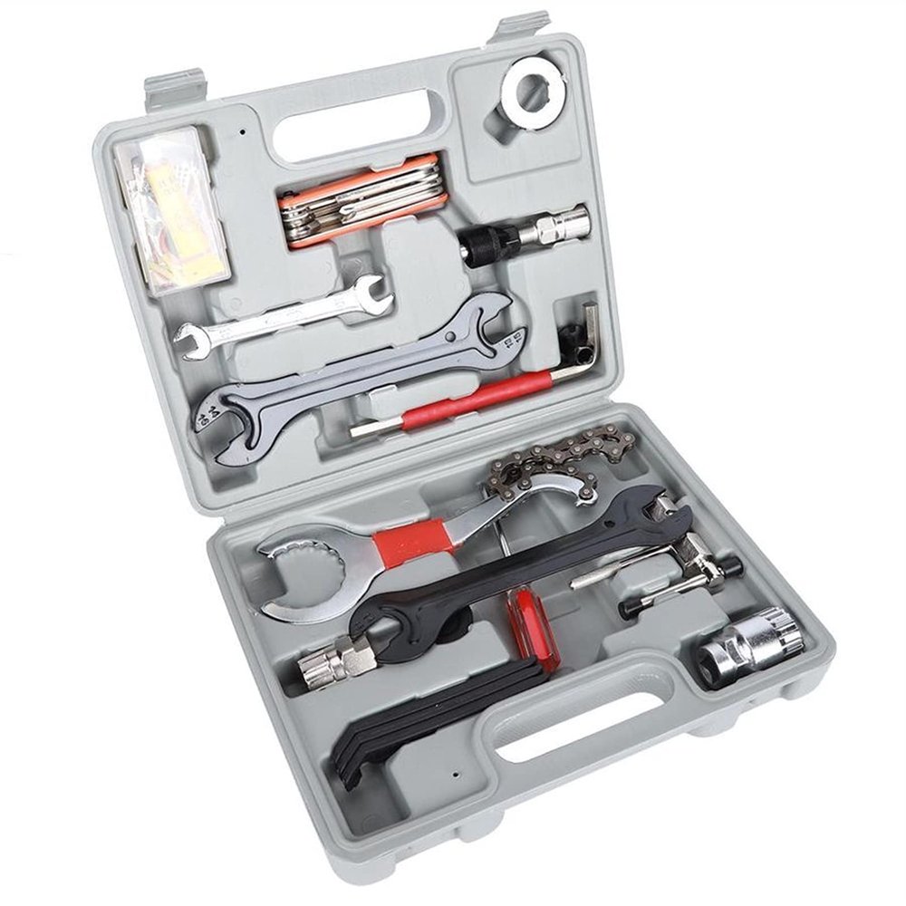 SJHY Bicycle Accessories 23pcs Multiful Bicycle Repair Tools Kit Portable Bike Repair Tool Box Set Tool Bike Parts