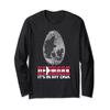 It's In My DNA - Denmark Map Fingerprint Danish Flag Pride Long Sleeve T-Shirt view 1