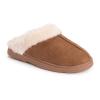 MUK LUKS Women's Polysuede Clog, Caramel, M (7-8) view 1
