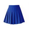 ZHANCHTONG Women's High Waist A-Line Pleated Mini Skirt Short Tennis Skirt (Royal Blue, XL) view 1