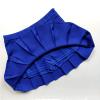 ZHANCHTONG Women's High Waist A-Line Pleated Mini Skirt Short Tennis Skirt (Royal Blue, XL) view 2