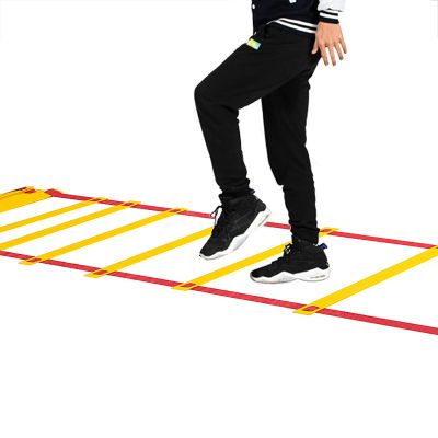 Agility Ladder Agility Training Ladder, Football Sports Speed Ladder, Sports Fitness Training Set, for Athletic Footwork/Sports Drills(Size:4m)