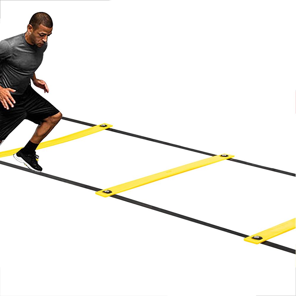 Agility Ladder Balance Training Agility Ladder, Cones Football Training Equipment, Home Fitness Kit, for Personal Speed Sports Drills(Size:8m)