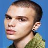 14 Pcs Black Punk Stainless Steel Fake Piercing Spike Rivet Cross Triangle Dangle Tassel Clip on Hoop Earrings Set for Women Men, Non Pierced Fake Stud Earrings (Black-Set A) view 4