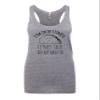 I'm Into Fitness - Fitness Taco In My Mouth, Women's Graphic Racerback Tank Top by Moonlight Makers, Funny Gift for Her, Shirts with Sayings, Yoga Tee (M, Heather Gray) view 1