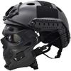 NC PJ Tactical Fast Helmet and Adjustable Airsoft Mask Skull Full Face MaskSuitable for Airsoft Paintball, Halloween, Role-Playing, Costume Parties and Movie Props view 4