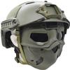 PJ Tactical Fast Helmet and Adjustable Airsoft Mask Skull Full Face MaskSuitable for Airsoft Paintball, Halloween, Role-Playing, Costume Parties and Movie Props, 21.2-23 Inch view 2