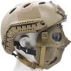 NC PJ Tactical Fast Helmet and Adjustable Airsoft Mask Skull Full Face MaskSuitable for Airsoft Paintball,Halloween,Role-Playing,Costume Parties and Movie Props,tan,21.2-23in view 3