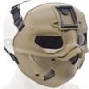 NC PJ Tactical Fast Helmet and Adjustable Airsoft Mask Skull Full Face MaskSuitable for Airsoft Paintball,Halloween,Role-Playing,Costume Parties and Movie Props,tan,21.2-23in view 4