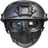 PJ Tactical Fast Helmet and Adjustable Airsoft Mask Skull Full Face MaskSuitable for Airsoft Paintball, Halloween, Role-Playing, Costume Parties and Movie Props view 1