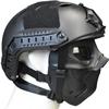 PJ Tactical Fast Helmet and Adjustable Airsoft Mask Skull Full Face MaskSuitable for Airsoft Paintball, Halloween, Role-Playing, Costume Parties and Movie Props view 3