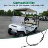 10L0L 63 Inch Transmission Shift Forward Reverse Cable for Club Car DS Gas Golf Cart 1984-1997, Replace OEM 1013085 view 3