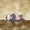 035 Sparle Crystal.925 Sterling Silver Earring Stud with Gift Box,Men Women view 2