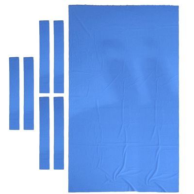 Milageto 9ft Pool Table Replacement Kit 0.6mm Thick, Wear-Resistant and, Blue, 2.8x1.5m