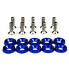 10Pcs Electric Scooter Fasteners Screws Handle Bar Screws Washers for Dualtron 1 2 3 Thunder Eagel Ultra Zero 9 KAABO Parts (Blue) view 1