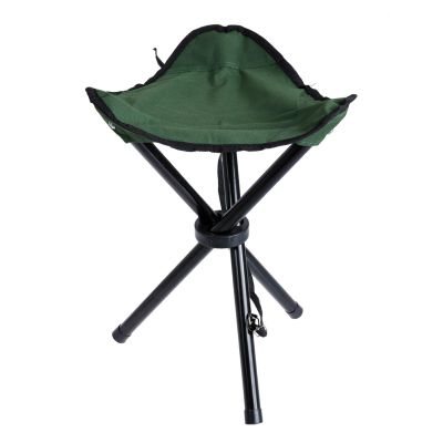 Nuojie Camping Folding Chair Portable Folding Stool Outdoor Furniture Camping Sightseeing Chair Portable Aluminum Folding Stool with Storage Bag (Color : Green)