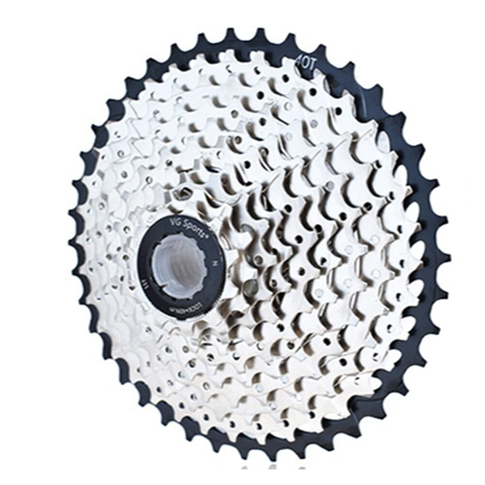 catazer Bicycle Freewheel 8/9/10/11 Speed Bike Cassette 11-32T/11-36T/11-40T/11-42T /11-46T /11-50T Mountain Bike Cassette Compatible with Shimano Sram(Except XD) (10S 11-40T)