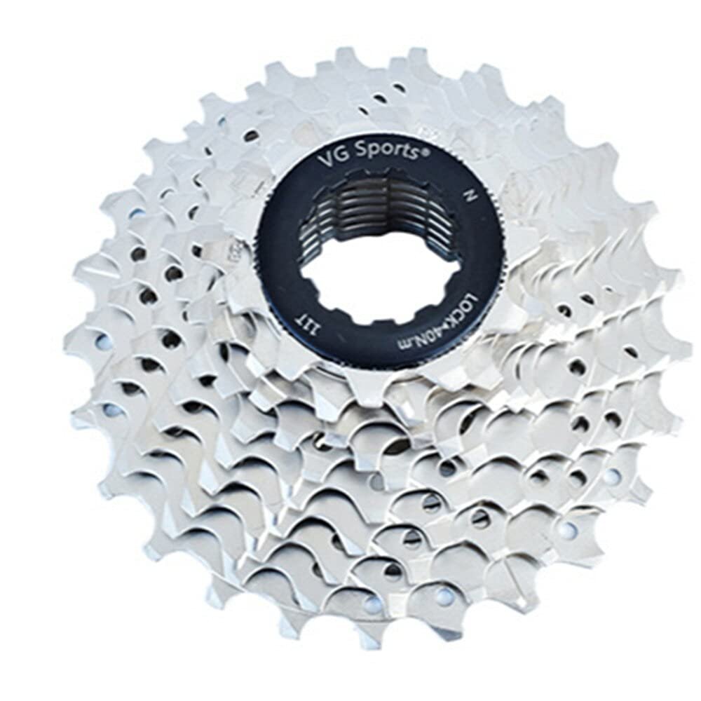 catazer Bicycle Freewheel 8/9/10/11 Speed Bike Cassette 11-25T/11-28T/11-32T/11-36T Road Bike Cassette Compatible with ShimanSram(Except XD) (10S 11-25T)