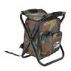 Nuojie Camping Folding Chair Outdoor Fishing Chair Bag Folding Camping Stool Portable Backpack Cooler Insulated Picnic Bag Hiking Seat Table Bag Bear 150KG (Color : with backrest) view 1