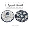 catazer Bicycle Freewheel 8/9/10/11 Speed Bike Cassette 11-32T/11-36T/11-40T/11-42T /11-46T /11-50T Mountain Bike Cassette Compatible with Shimano Sram(Except XD) (11S 11-40T) view 2