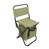 Nuojie Camping Folding Chair Folding Backrest Camping Fishing Chair Stool Backpack with Cooler Insulated Picnic Bag Hiking Seat Bag view 3