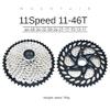 catazer Bicycle Freewheel 8/9/10/11 Speed Bike Cassette 11-32T/11-36T/11-40T/11-42T /11-46T /11-50T Mountain Bike Cassette Compatible with Shimano Sram(Except XD) (11S 11-46T) view 2