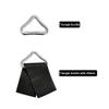 Tookie Trampoline Triangle Buckle, 10pcs Triangle Rings, High Strength Metal for Replacement Repair view 4